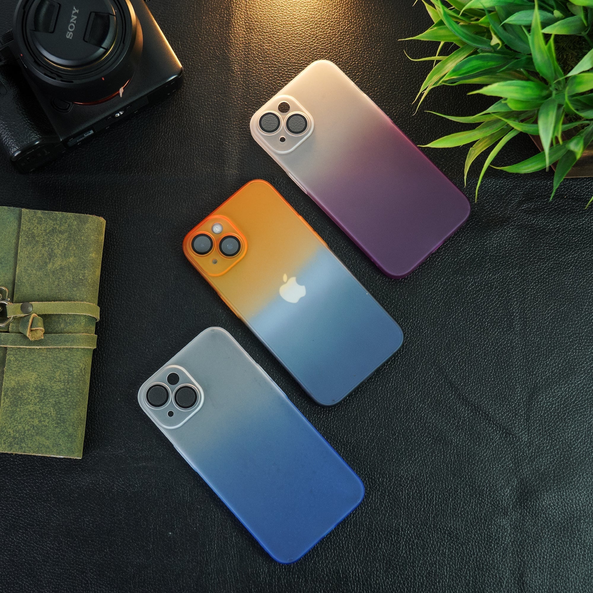 iPhone Series - Frosted Matte Gradient Back Case