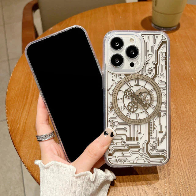 iPhone 14 Pro MagSafe Edition Mecha Transparent Case